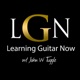 Learning Guitar Now: Learn blues guitar and slide guitar with these easy to follow guitar lessons from John W. Tuggle.