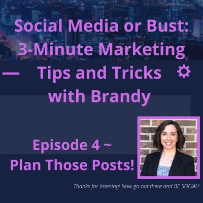 Social Media: Plan Those Posts!