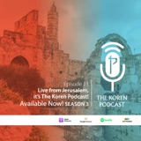 Live From Jerusalem, It's The Koren Podcast!