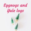 Eggnogs and Yule logs artwork