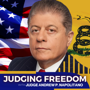 Judging Freedom — Hosted by Judge Andrew Napolitano

Welcome to Judging Freedom, where truth, liberty, and constitutional integrity take center stage. Judge Andrew Napolitano — former New Jersey Superior Court judge, legal scholar, and long-time champion of civil liberties — delivers fearless analysis on law, politics, war, and government power.

Through in-depth interviews with leading thinkers, journalists, and whistleblowers, Judge Napolitano cuts through media narratives to expose government overreach, challenge conventional wisdom, and defend the principles of freedom enshrined in the Constitution.

Subscribe to hear unfiltered conversations about justice, civil rights, foreign policy, and the moral challenges facing America and the world today.