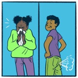 Sneezing vs. Farting