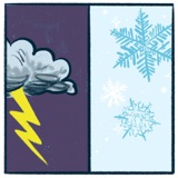 Lightning vs. Snowflakes: a meteorological debate