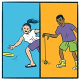 Frisbees vs. Yo-yos: a toy debate