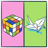 Rubik’s Cube vs. Origami a geometric debate