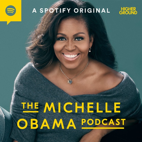 The Michelle Obama Podcast banner backdrop