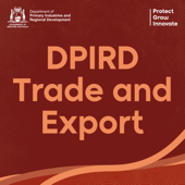 DPIRD Trade and Export cover artwork