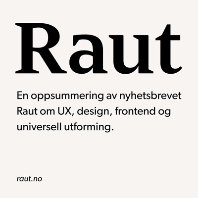 Raut #47: Raut-podkast, interrobang‽ og stilsett den kjipe filvelgeren 👊