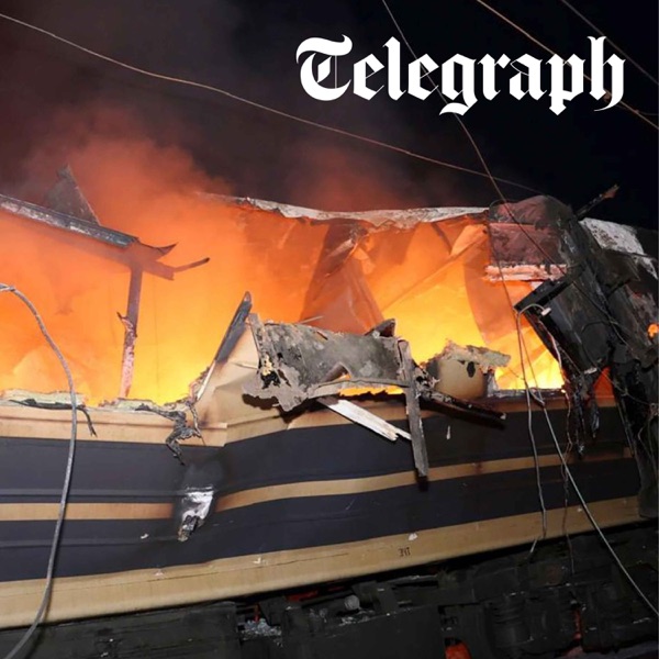 Drones strike Ukrainian passenger train in ‘act of terrorism’  & Russia suffers more losses ‘than any major power since WW2’ photo