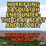 Horrifying Gray Sasquatch Stares me Down in Montana (Members Only)