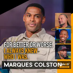Marques Colston the Super Bowl Champion who played for respect over fame, reveals secret to playing with Drew Brees,  Sean Payton's spot on vision,  breaks down failure, gets real about loss, fatherhood and life after the NFL artwork