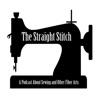 Logo of the podcast The Straight Stitch: A Podcast About Sewing and Other Fiber Arts. 