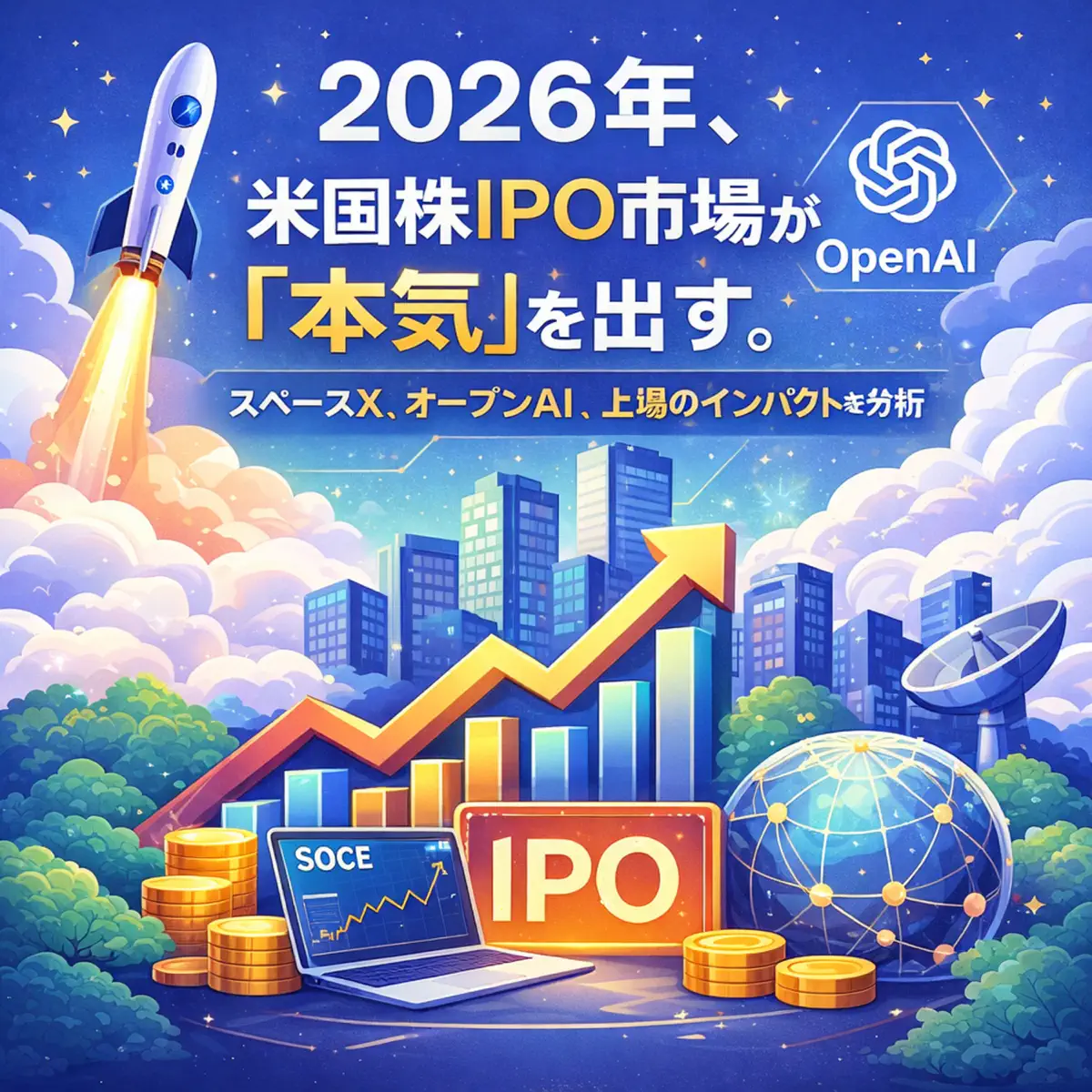 2026年、米国株IPO市場が「本気」を出す。スペースX、オ… – 米国株投資で幸せ作り – Apple Podcasts