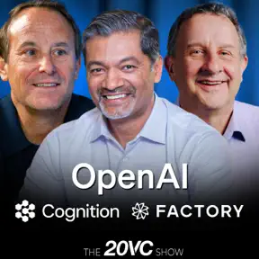 20VC: Cognition vs Factory: Vinod Khosla Creates a Storm | OpenAI Nears $70B Run Rate: Anthropic Under Threat | ElevenLabs Doubles Its Valuation to $22B & Salesforce Buys Listen Labs for $2B artwork