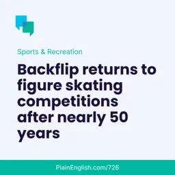 The return of the backflip in figure skating (Give away)