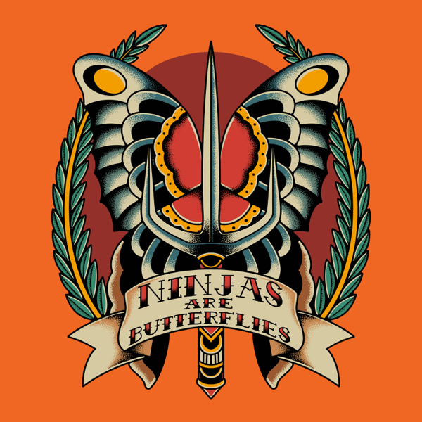 Ninjas Are Butterflies artwork