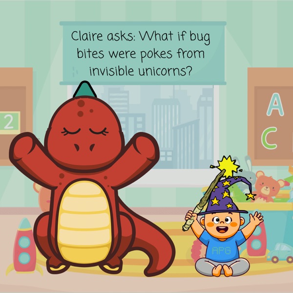 Claire asks: What if bug bites were from invisible unicorns? photo