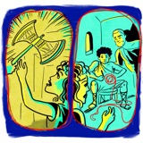 Theseus & Ariadne 6: “You're giving me Labrys? The sacred weapon of Knossos?”