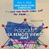 FEB 5 2024 - US MAP REMOTE VIEWED. FRANCES FOX PSYCHIC INVESTIGATOR
