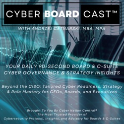 Ep206: Are Your Cybersecurity Partnerships and Feedback Loops Shaping the Future of Your Board or Its Demise? (2024.05.08)