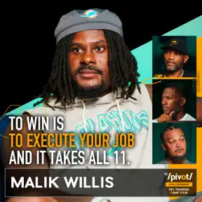 Malik Willis Dolphins QB, going from Tennessee to Green Bay to Miami, earning his shot to lead the franchise, unique demeanor as a QB, bond with Coach Jeff Hafley, lessons from Matt Lafleur & why leadership isn’t always loud. artwork