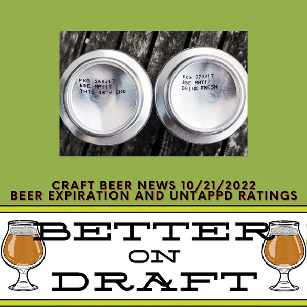 Craft Beer News (10/21/22) – Beer Expiration and Untappd Ratings photo
