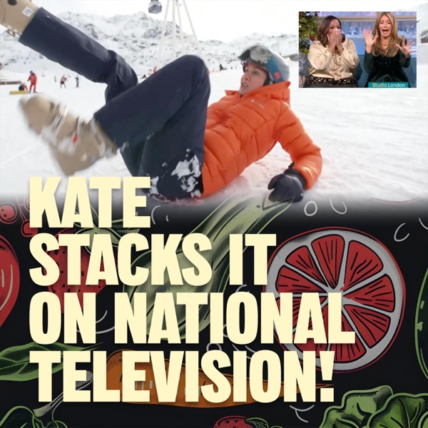 Kate stacks it live on national TV PLUS we have a bust-up... photo