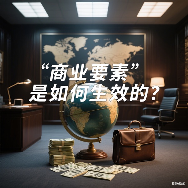 商业要素是如何生效的？