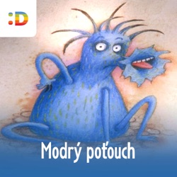 Modrý poťouch