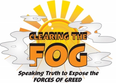 Clearing the FOG with co-hosts Margaret Flowers and Kevin Zeese Artwork