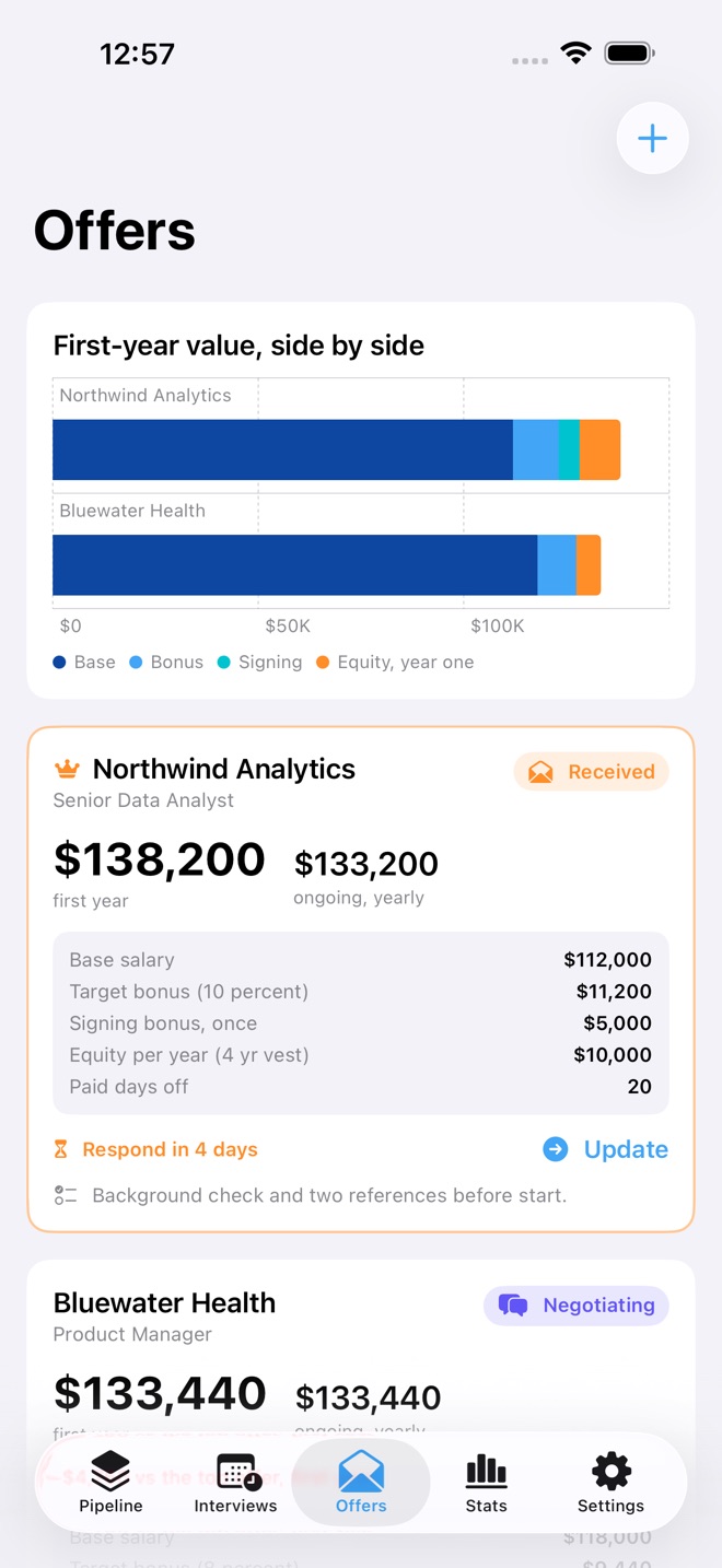 OfferTrack: Job Hunt capture d’écran 4