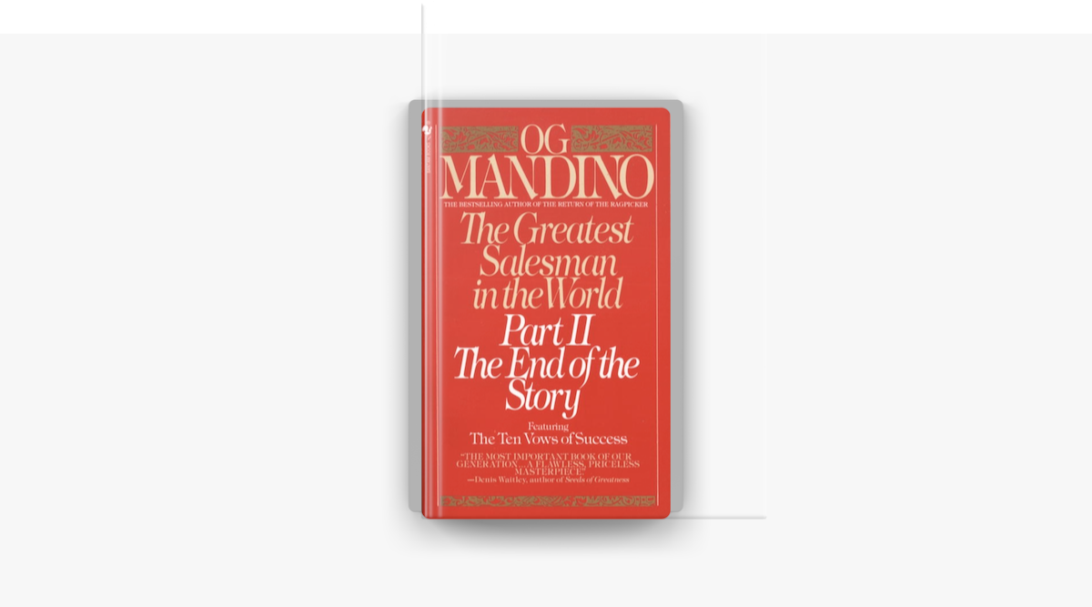 The Greatest Salesman in the World, Part II by Og Mandino