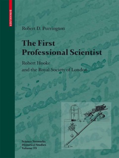 The First Professional Scientist by Robert D. Purrington