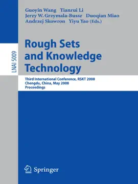Read: Book Rough Sets and Knowledge Technology