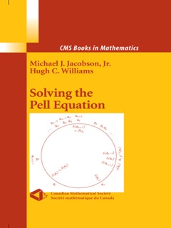 Solving the Pell Equation by Michael Jacobson & Hugh Williams