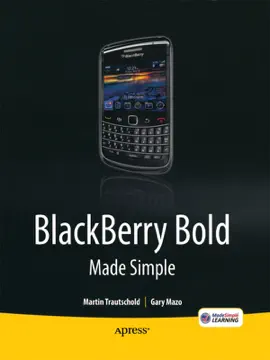 Read: BlackBerry Book Bold Made Simple