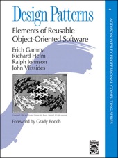 Book cover for Design Patterns by Erich Gamma, Richard Helm, Ralph Johnson & John Vlissides