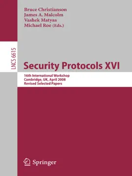 Read: Book Security Protocols XVI