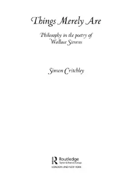 Read: Book Things Merely Are