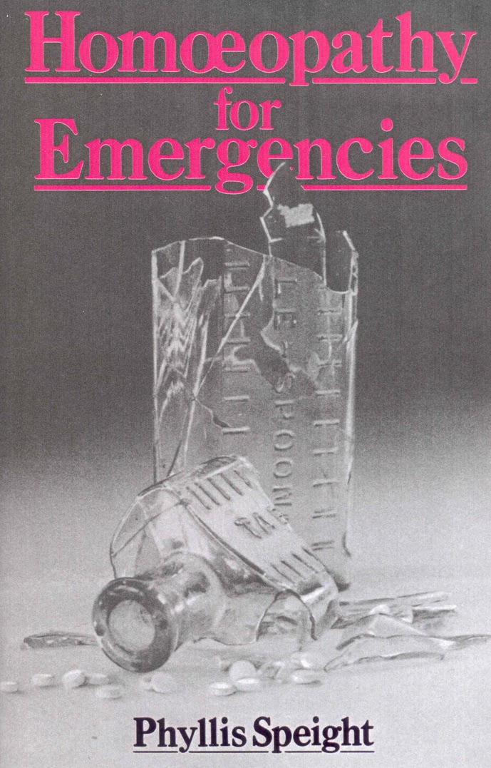 Homoeopathy for Emergencies cover