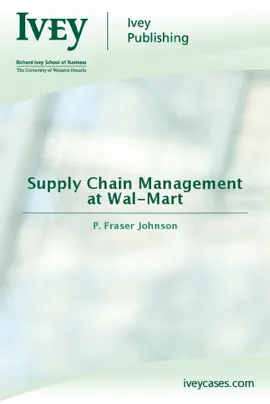 Read: Book Supply Chain Management at Wal-Mart