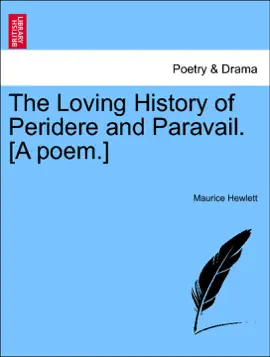 Read: The Loving History Book of Peridere and Paravail. [A poem.]