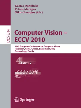 Read: Computer Vision -- Book ECCV 2010
