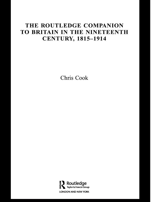 Routledge Companion to Britain in the Nineteenth Century, 1815-1914 cover