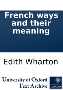 French ways and their meaning