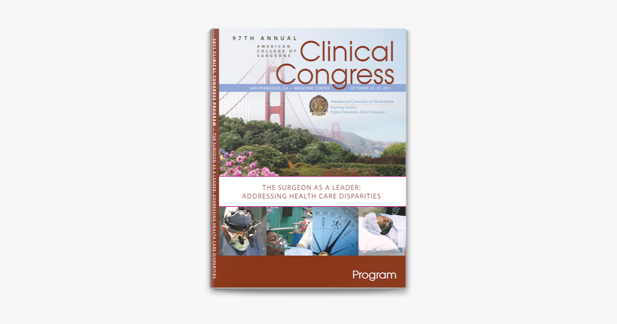 ‎Clinical Congress Program Book 2011 by American College of Surgeons on Apple Books