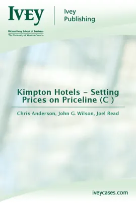 Read: Kimpton Hotels - Setting Book Prices on Priceline (C )