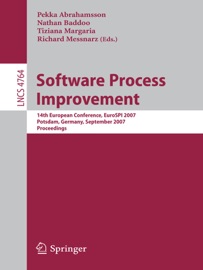 Software Process Improvement - Pekka Abrahamsson, Nathan Baddoo & Tiziana Margaria
