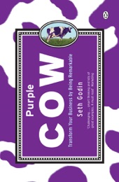 Book cover for Purple Cow by Seth Godin