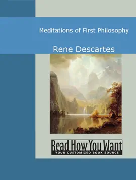 Read: Meditations of First Book Philosophy